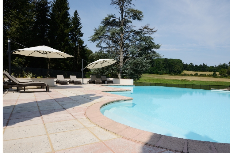 Swimming Pool at Chateau de la Cazine